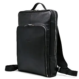 Кожаний рюкзак TARWA TA-1241-4lx для ноутбука 17" дюймів 30 × 50 × 8 Чорний
