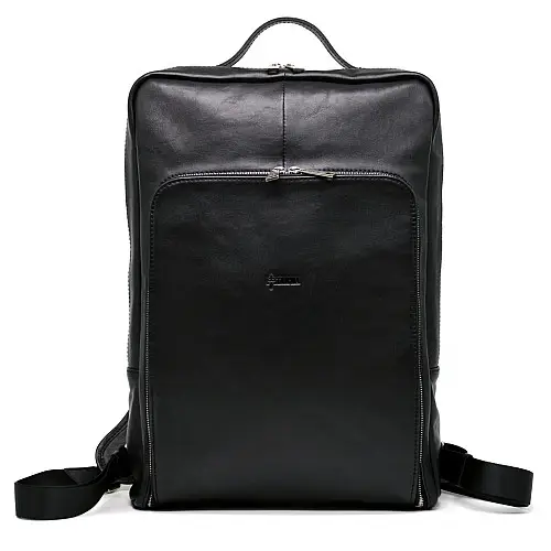 Кожаний рюкзак TARWA TA-1241-4lx для ноутбука 17" дюймів 30 × 50 × 8 Чорний