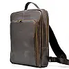 Діловий шкіряний рюкзак для ноутбука 14" TC-1239-4lx TARWA Коричневий