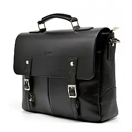 Чоловіча сумка-портфель з шкіри GA-3960-4lx TARWA Чорний