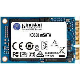 Накопичувач SSD 1ТБ Kingston KC600 mSATA SATAIII 3D TLC (SKC600MS/1024G)