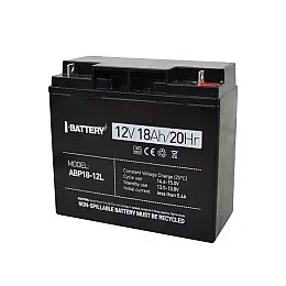 Акумулятор 12В 18 Ач для ІБП I-Battery ABP18-12L