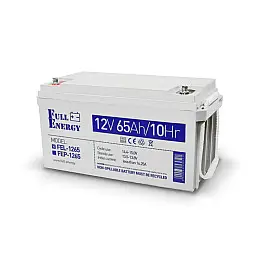 Акумулятор гелевий 12В 65 Ач для ІБП Full Energy FEL-1265