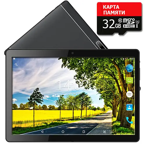 Планшет - телефон Hoozo X1001 Lite Full HD 32Gb LTE Jet Black + Карта пам'яті 32GB
