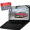 Планшет - телефон Hoozo X1001 Full HD 32Gb LTE Silver + Чехол-клавіатура + Карта пам'яті 32GB