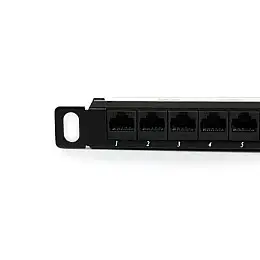 Патч-панель Hypernet 24 порта UTP 0.5U кат. 5е 19" PP-UTP24-WMR-05U