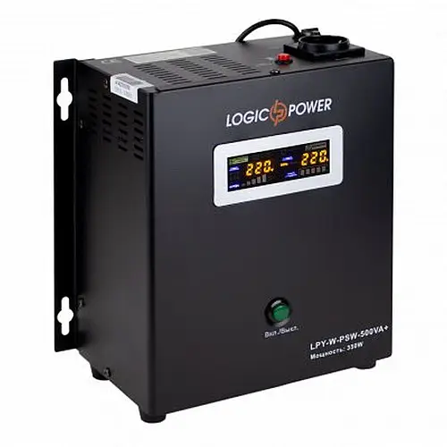 Источник безперебійного живлення Logicpower LPY-W-PSW-500 ВА / 350 Вт лінійно-інтерактивний з правильною синусоїдою
