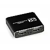 Адаптер Cablexpert HDMI USB+3.5 мм F/F Чорний (UHG-4K2-01)