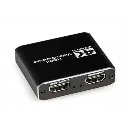 Адаптер Cablexpert HDMI USB+3.5 мм F/F Чорний (UHG-4K2-01)