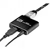 Адаптер Cablexpert HDMI USB+3.5 мм F/F Чорний (UHG-4K2-01)