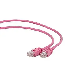 Патч-корд UTP Cablexpert PP12-0.5M/RO литой 50u" штекер с защелкой 0.5 м розовый