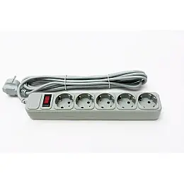 Фільтр живлення PrologiX PRS-075P5-45G 0.75 мм 4.5 м сірий