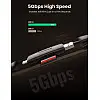 Кардридер Ugreen 2-в-1 TF/SD CM304 80191 USB A & USB-C Чорний