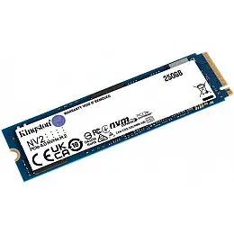 Накопичувач SSD 250GB M.2 NVMe Kingston NV2 M.2 2280 PCIe Gen4.0 x4 (SNV2S/250G)