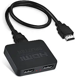 Двохпортовий активний відеорозгалужувач Addap HVS-07 4К HDMI спліттер на 2 виходи