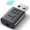 Беспроводной звуковой адаптер Addap UBA-02 Bluetooth 5.0 аудио приемник + передатчик 2 в 1