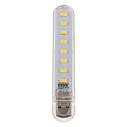 Лампа світлодіодна USB Lesko H1926-8 LED для повербанка