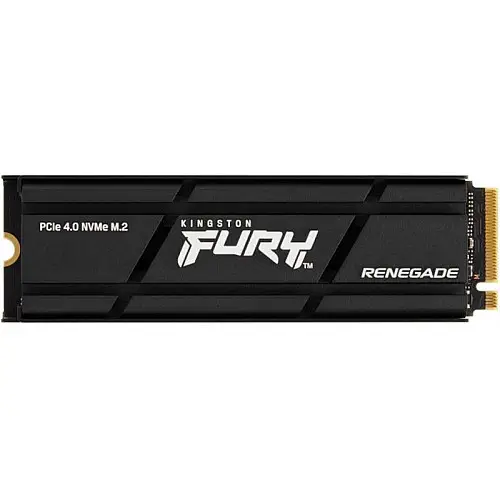 Накопичувач SSD 500GB Kingston Fury Renegade з радіатором M.2 2280 PCIe 4.0 x4 NVMe 3D TLC (SFYRSK/500G)
