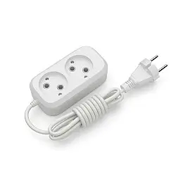 Удлинювач блочний (ABS) Electrum 2 гнізда 5м C-ES-1784