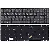 Клавіатура для ноутбука Lenovo IdeaPad 330-17IKB сірий без рамки прямий Enter
