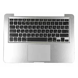 Клавіатура для ноутбука Hosowell Apple MacBook Pro A1278 2011 Silver з топ-панеллю RU горизонтальний Enter