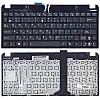 Клавиатура для ноутбука Asus Eee PC 1011 / 1015 / 1016 / 1018 / 1025 / X101 Black Black Frame RU
