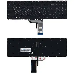Клавіатура для ноутбука Lenovo IdeaPad 700 700-17ISK Black з підсвіткою No Frame RU High Copy