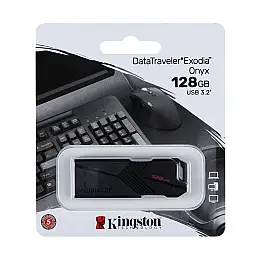 Флешка ЮСБ King DT Exodia Onyx USB Flash Drive 3.2 128Гб Чорна