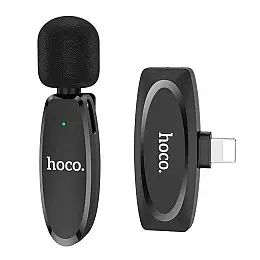 Беспроводной цифровой петличный микрофон hoco. L15 2.4G 15M iPhone