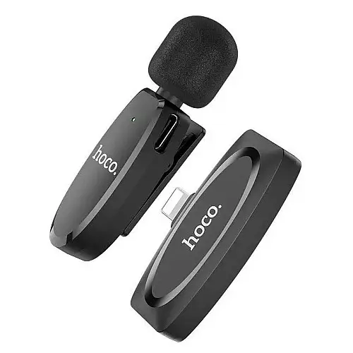 Бездротовий цифровий петличний мікрофон hoco. L15 2.4G 15M iPhone