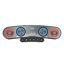 Портативна колонка блютуз XO F36 Speaker з RGB 2400 mAh Чорна