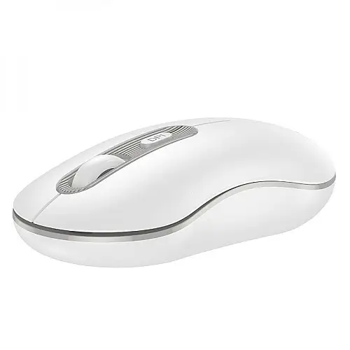 Бездротова оптична Мишка Hoco GM21 2.4G Bluetooth 4.0V 1000 - 1600 DPI Біло-Сіра