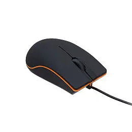 Проводная оптическая USB мышка Lenovo M20 soft touch 1 m Black