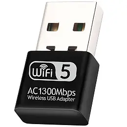 Скоростной сетевой USB WiFi адаптер Addap UWA-06 2.4 ГГц + 5 ГГц 1300 Мбит/с