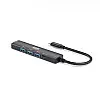 USB-хаб XON SmartHub 5 в 1 Type-С 4xUSB3.0 + Type-C Черный (UHCHP055300B 5122)