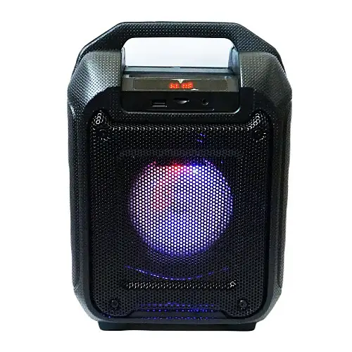 Портативна Bluetooth колонка RIAS B31 чемодан з караоке Black (4_00164)