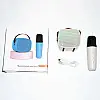 Портативна Bluetooth колонка RIAS K1 караоке + бездротовий мікрофон 5W White (3_04412)