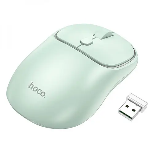 Бездротова оптична мишка Hoco GM25 Bluetooth 2.4Ghz 800-1600DPI Зелена