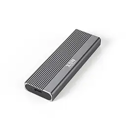Внешний карман XON MemoryCase для M.2 NVMe (PCIe) / NGFF (SATA) USB 3.1 Type-C Серый (XSC1C13NN1MG 6242)