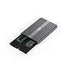 Внешний карман XON MemoryCase для двух M.2 NVMe (PCIe) USB 3.1 Type-C Серый (XSC1C13NV2MG 6266)