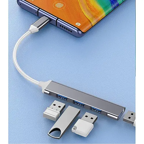 Адаптер Переходник GT Type-C 3.1 на USB 3.0 для MacBook iMac Bodasan Gray (W050722)