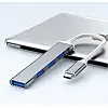 Адаптер Перехідник GT Type-C 3.1 на USB 3.0 для MacBook iMac Bodasan black (W050721)