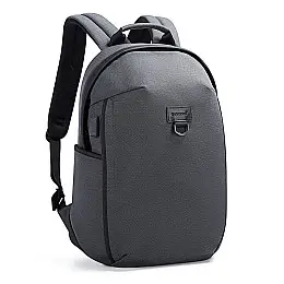 Рюкзак антивор Tigernu T-B3936 15,6" і USB 18л Темно-сірий (16223-hbr)