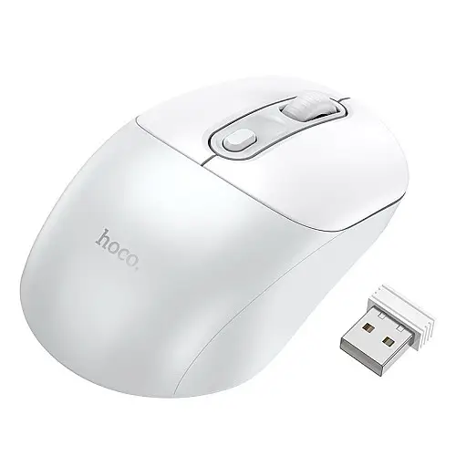 Бездротова оптична мишка Hoco GM28 2.4GHz 800-1600 DPI Білий
