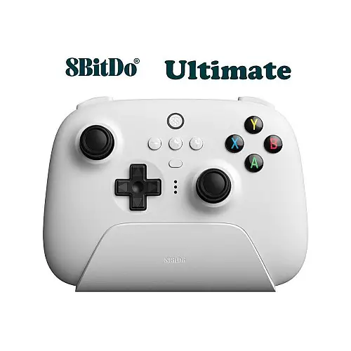 Геймпад 8BitDo Ultimate C 2.4G Бездротовий контролер Білий випуск (57215)