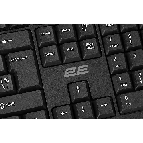 Проводная клавиатура 2E KS108 USB-A EN/UK черный