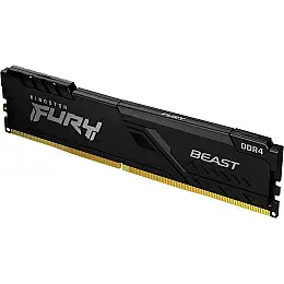 Оперативна пам'ять Kingston Fury DDR4-3200 8192MB PC4-25600 Beast Black (KF432C16BB/8)