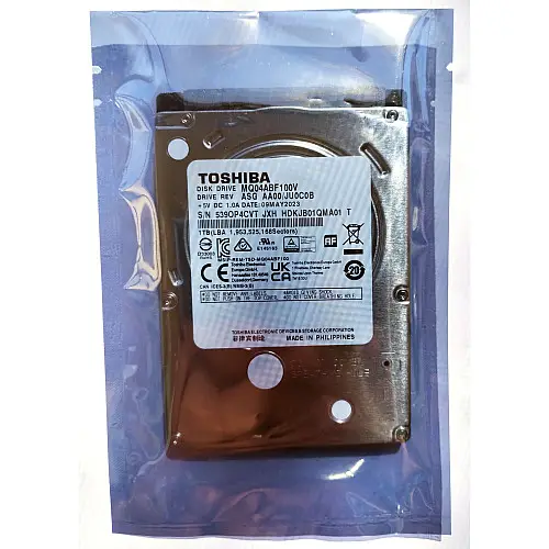 Жесткий диск для ноутбука TOSHIBA 2.5" 1TB/1000Mb 5400rpm SATAIII 6 Gbit/s 128mb (MQ04ABF100)
