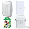 Подарочный набор фотопринтер Fujifilm Instax Mini Link 3/Фотобумага 20 шт/Чехол/Фотоальбом на 108 фото Белый