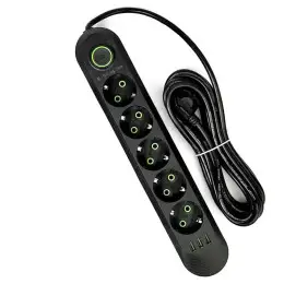 Удлинитель-переноска UA Power 6 м 5 розеток 3 USB F05U Чорний